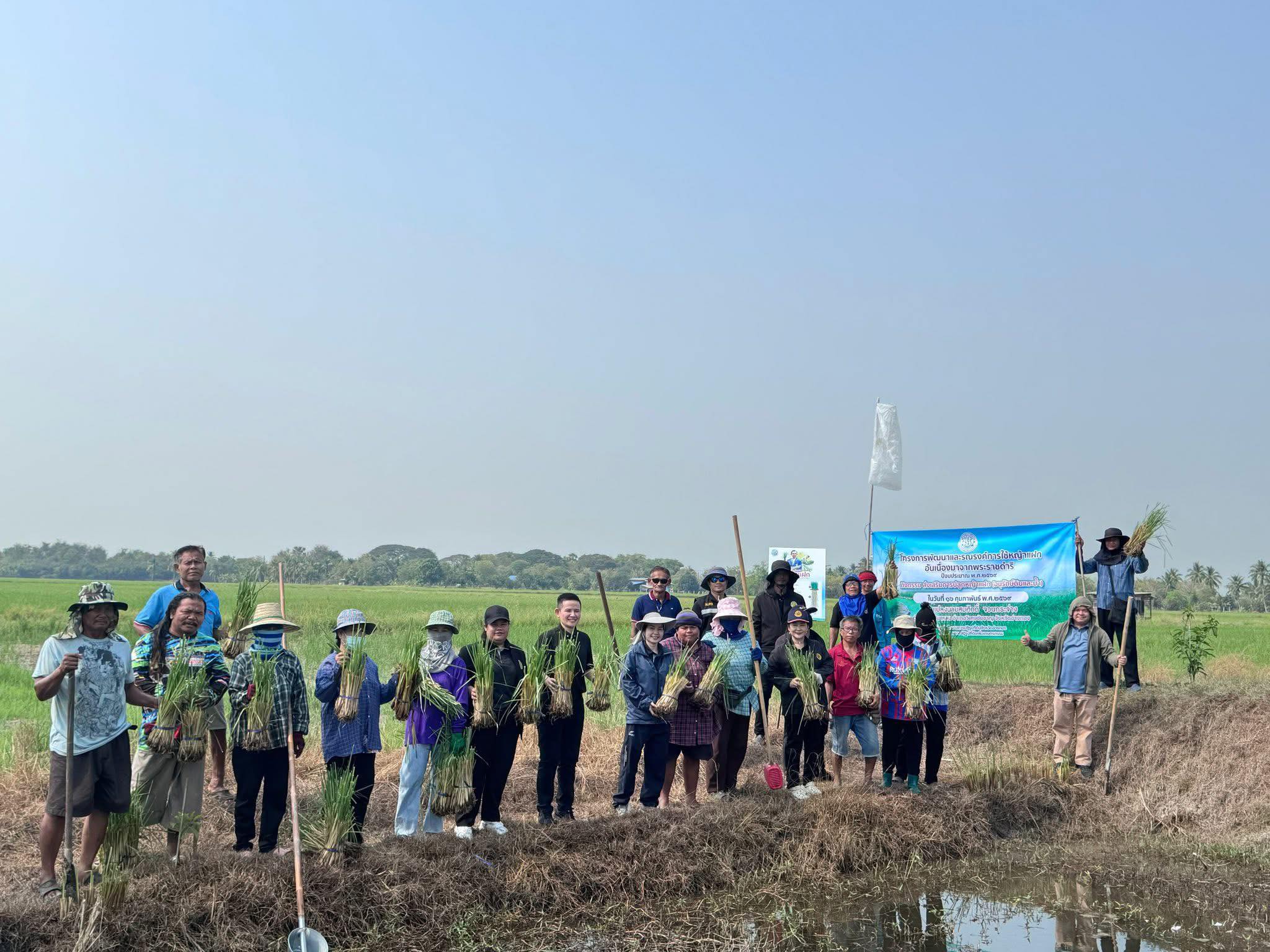 title - ส.ป.ก.อ่างทอง จัดกิจกรรมโครงการพัฒนาและรณรงค์การใช้หญ้าแฝกอันเนื่องมาจากพระราชดำริ ปีงบประมาณ 2569  